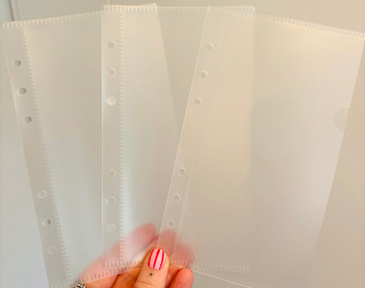 A6 Translucent Binder Pouch