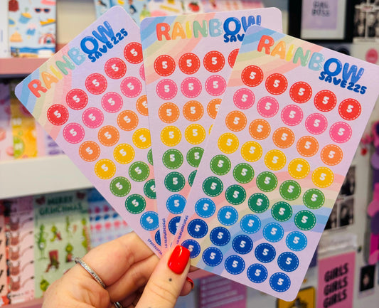 Rainbow £5, £10 & £20 Saving Challenge