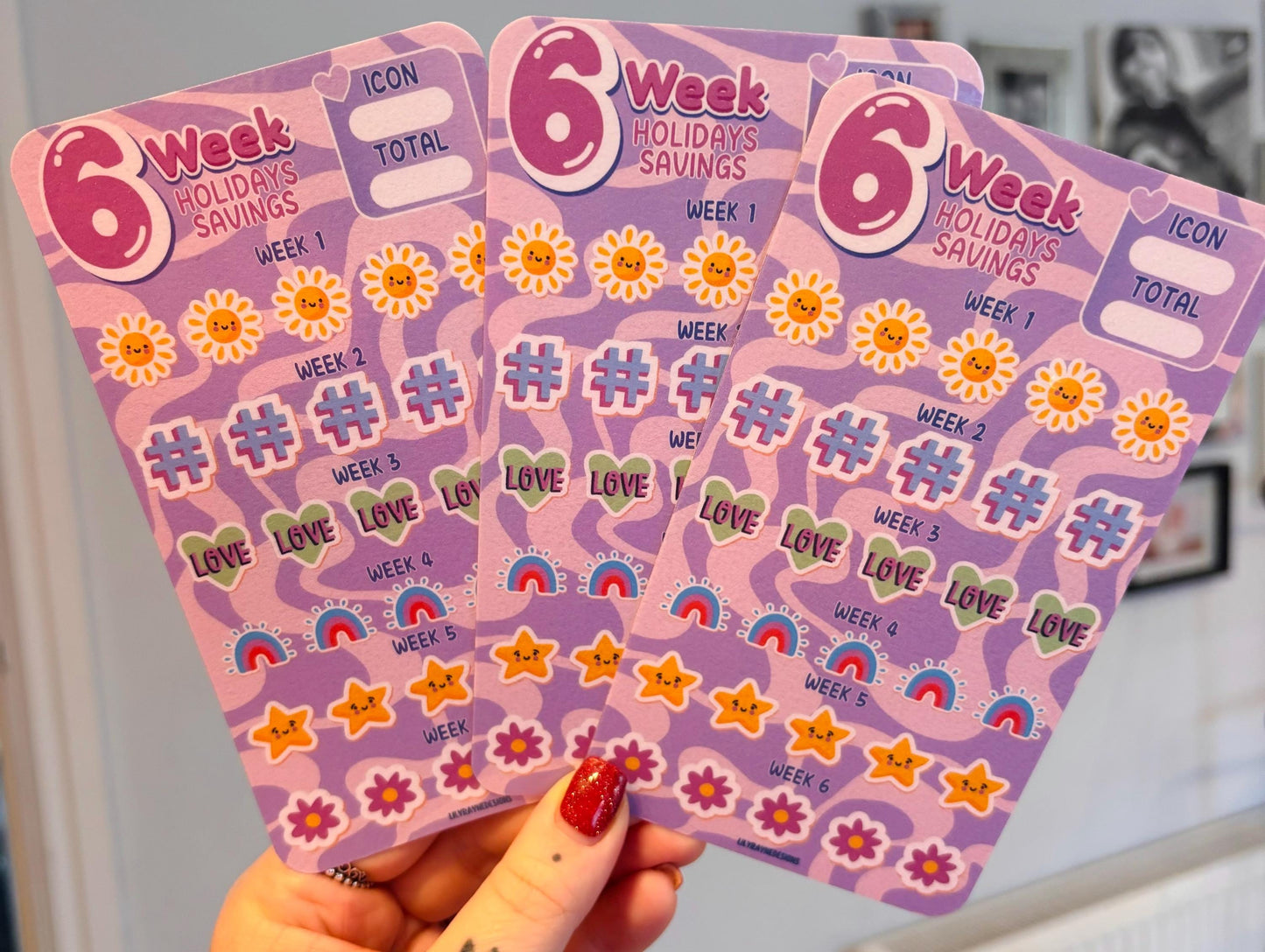 6 Week School Holidays Saving Challenge