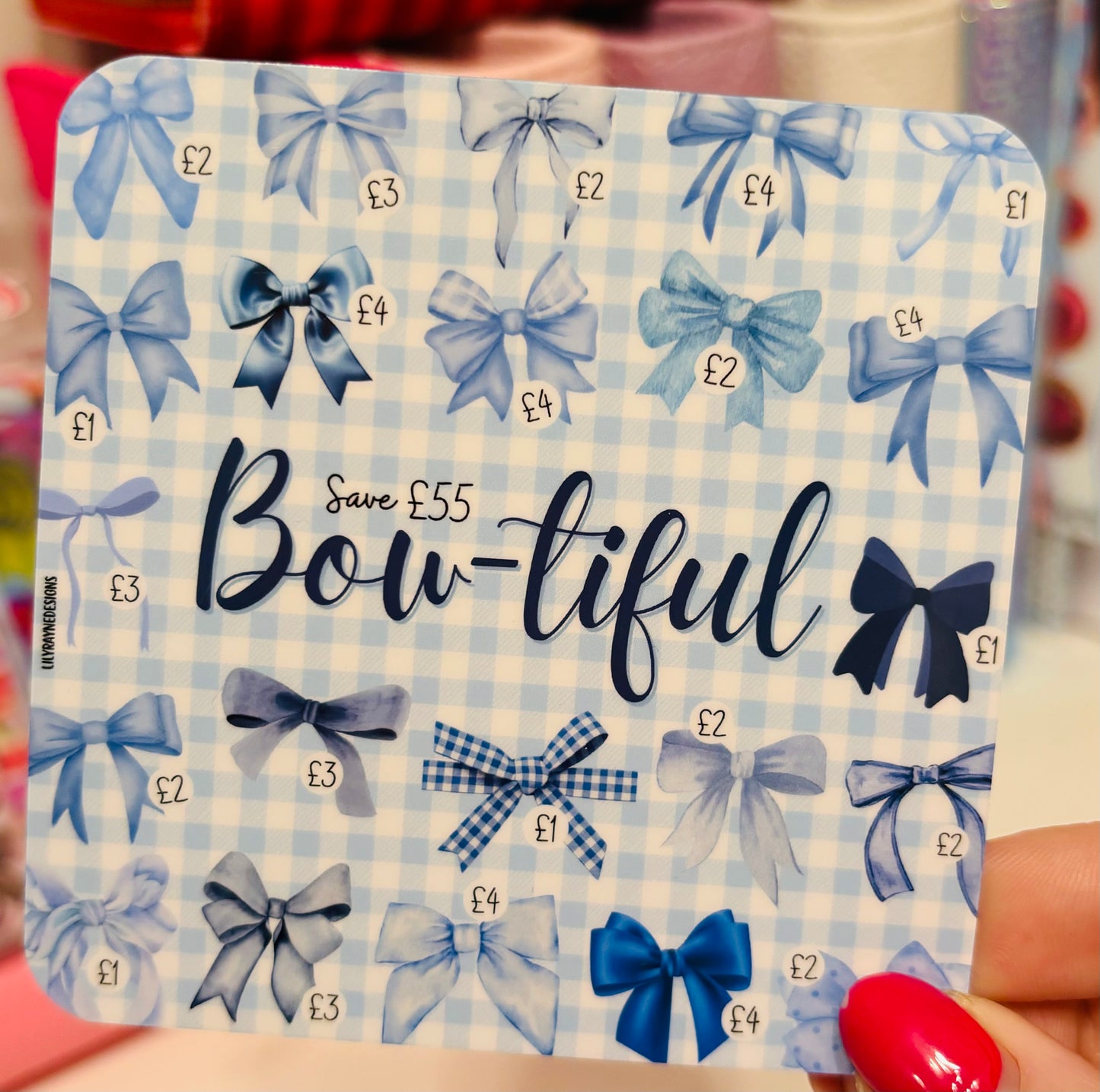 Mini Bow-tiful Saving Challenge