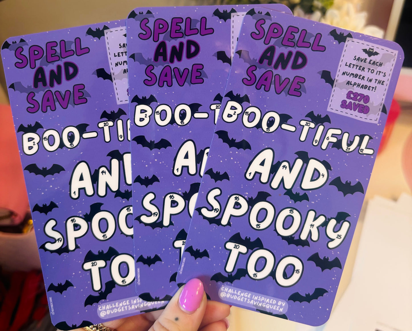 Halloween Spell & Save Saving Challenge