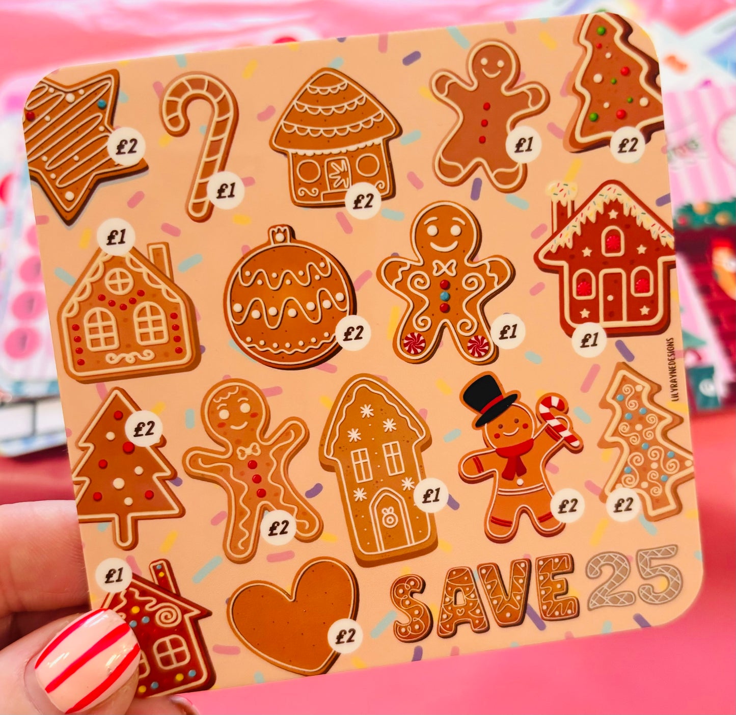 Mini Christmas Gingerbread Saving Challenge