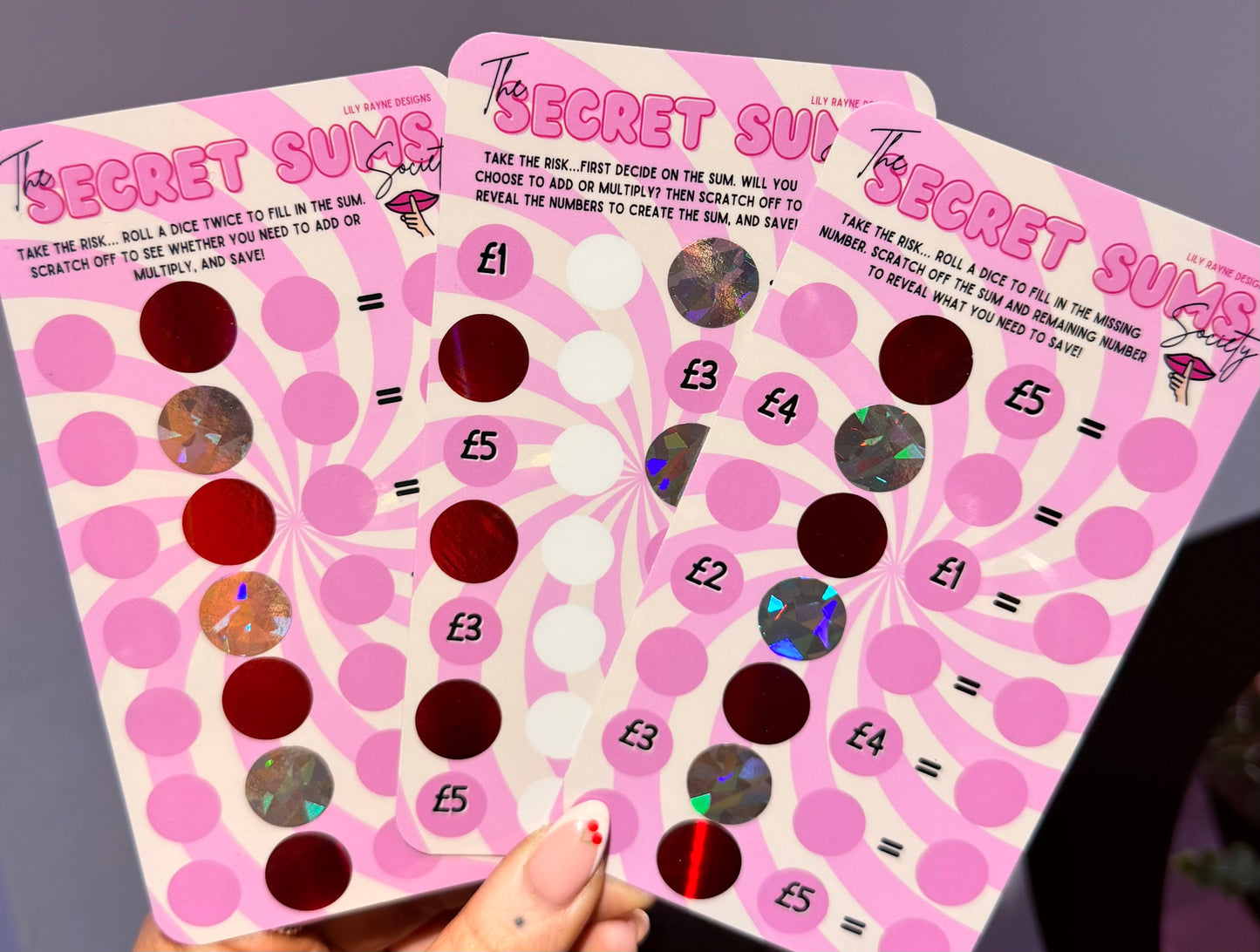 Secret Sums Society Saving Challenge
