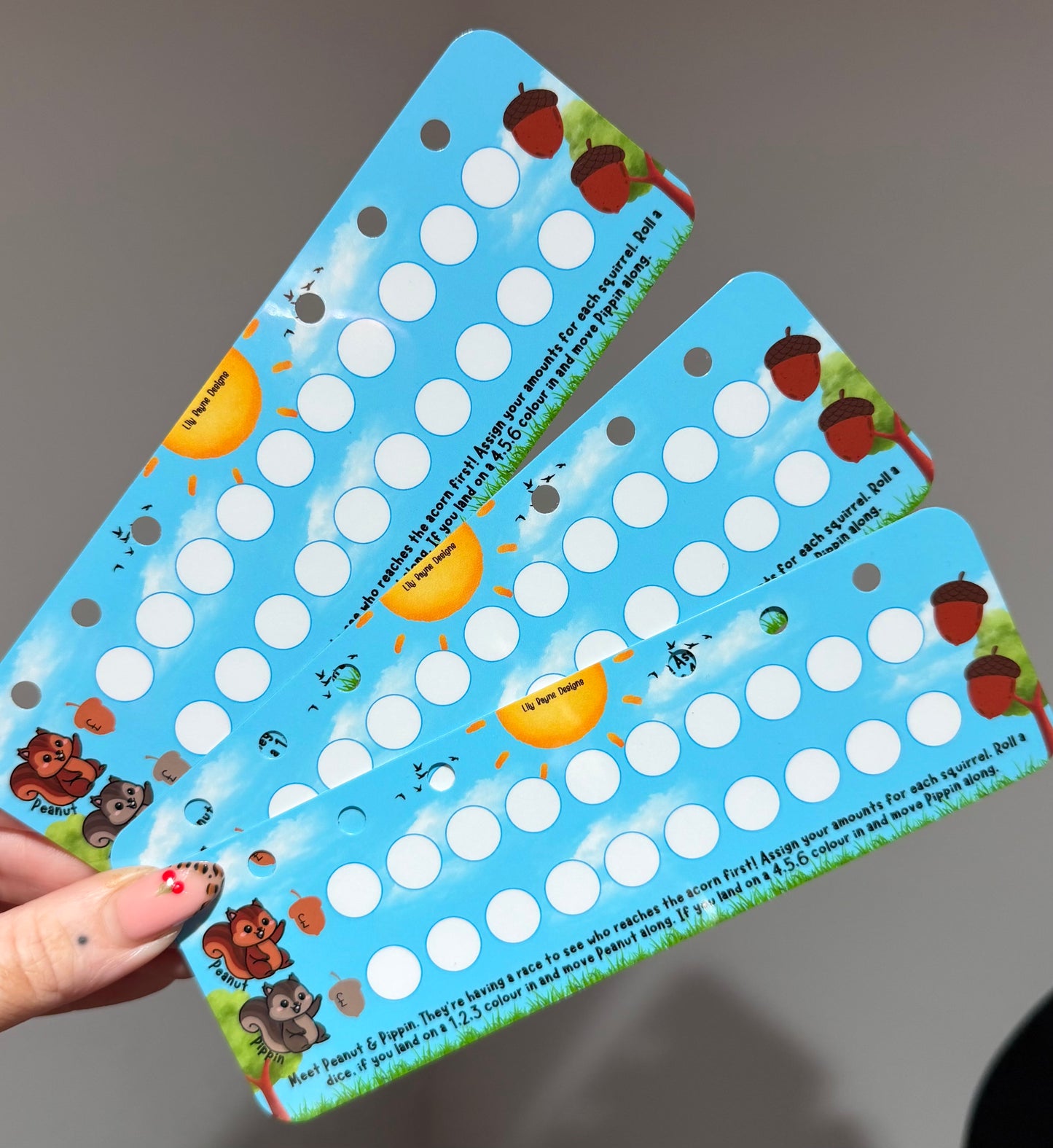 Peanut & Pipin Bookmark Saving Challenge