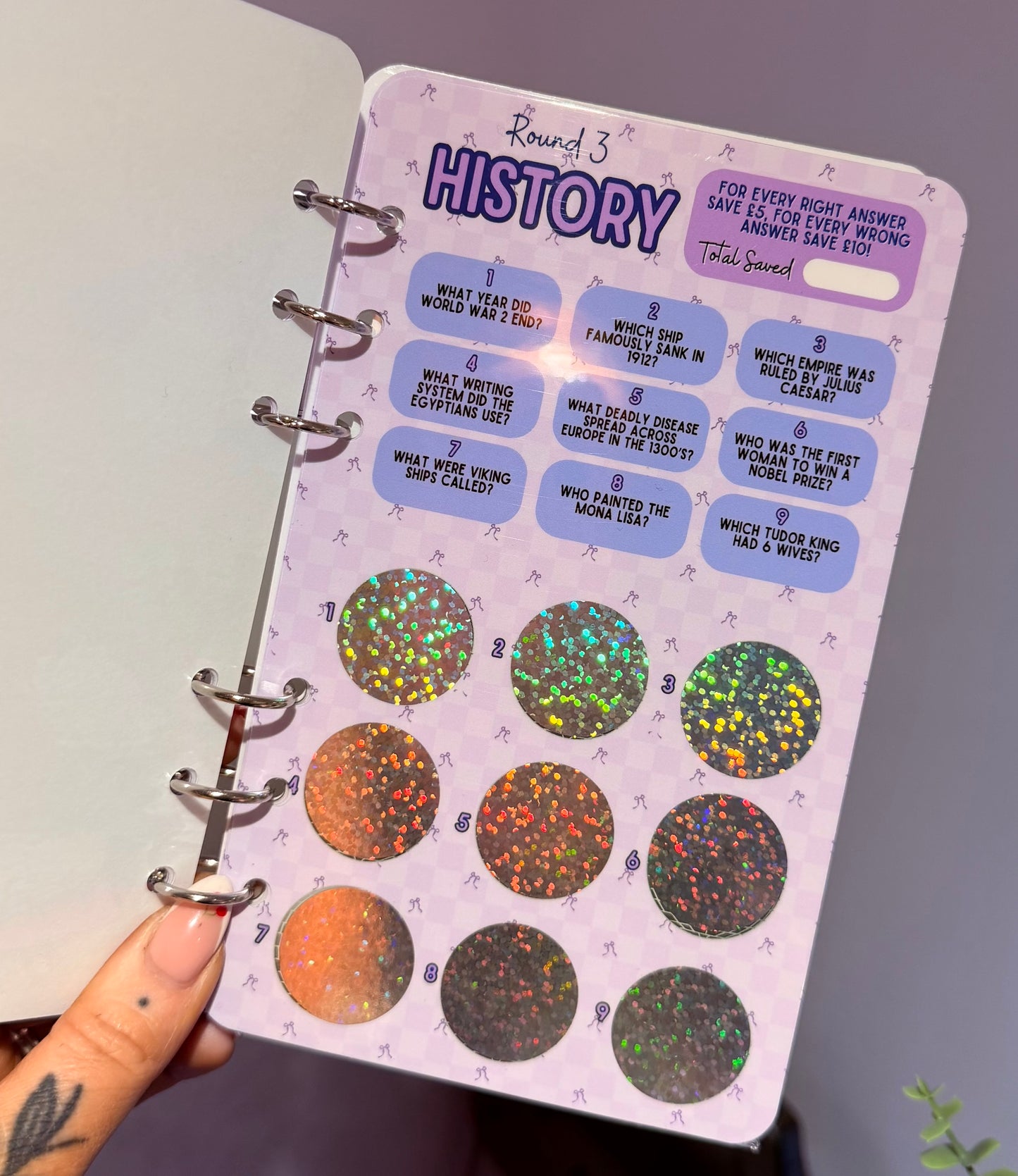 Pretty Smart Savings Challenge Book