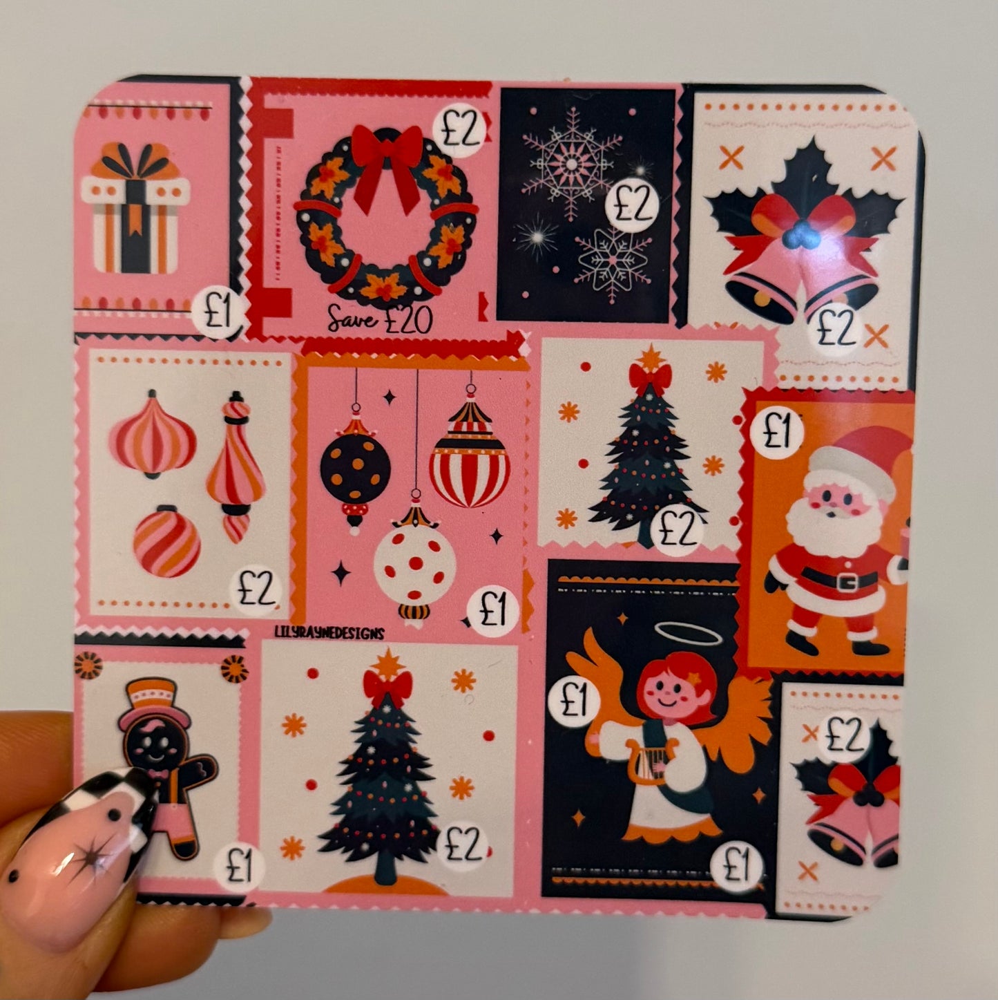 Mini Christmas Stamp Saving Challenge