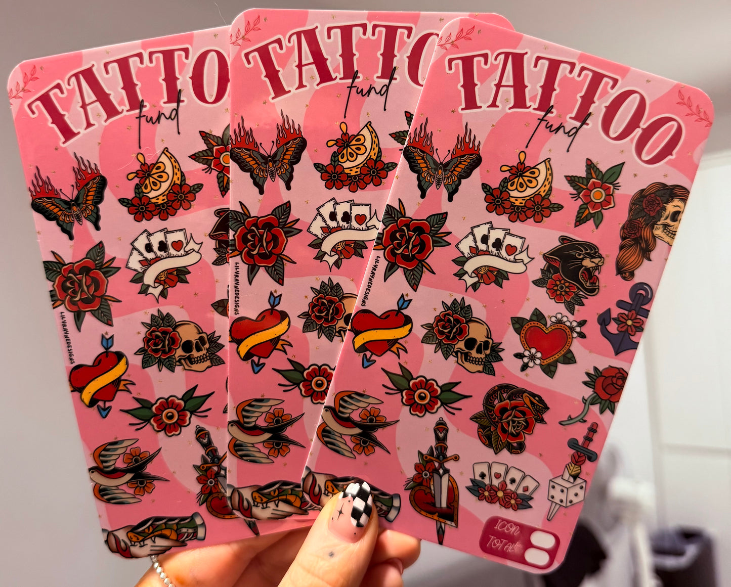 Tattoo Fund Saving Challenge