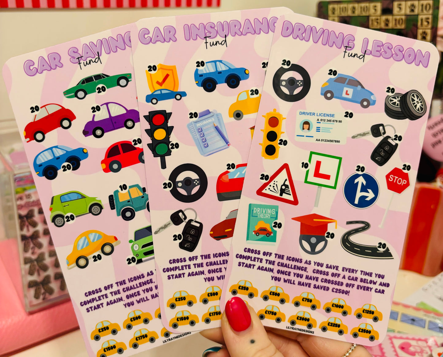 Car, Insurance & Driving Lessons Saving Challenges