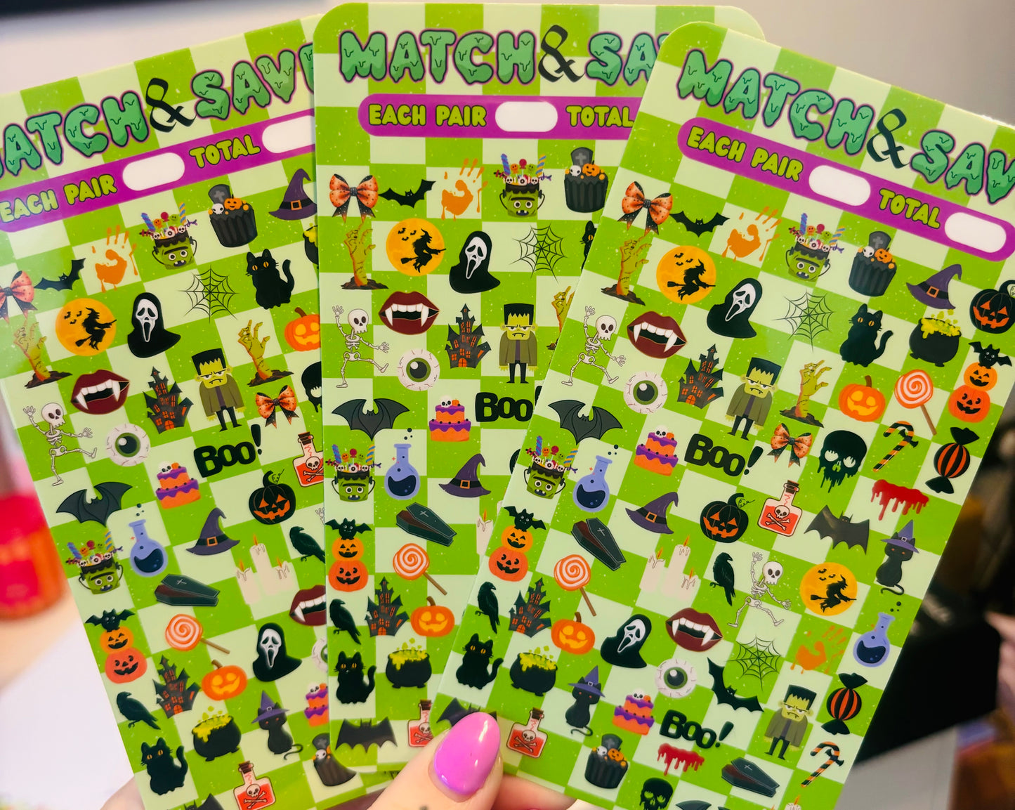 Halloween Match & Save Saving Challenge
