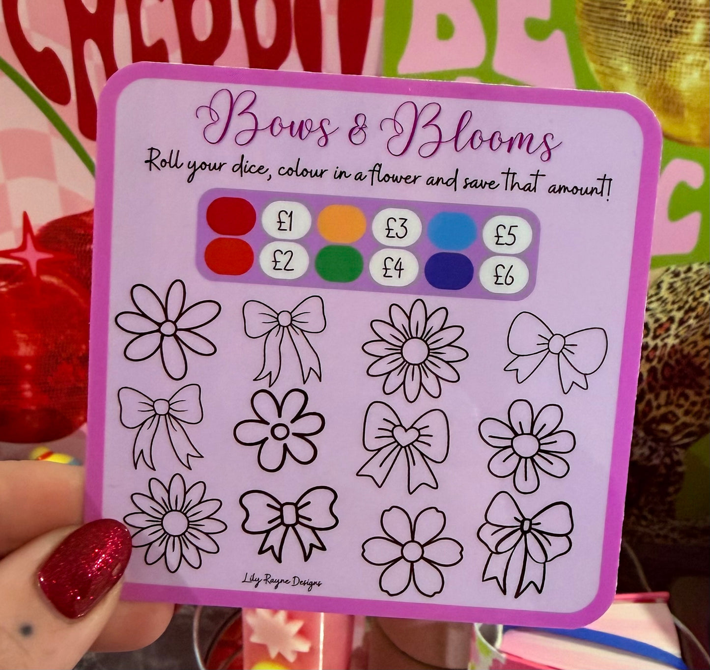 Mini Bows & Blooms Saving Challenge