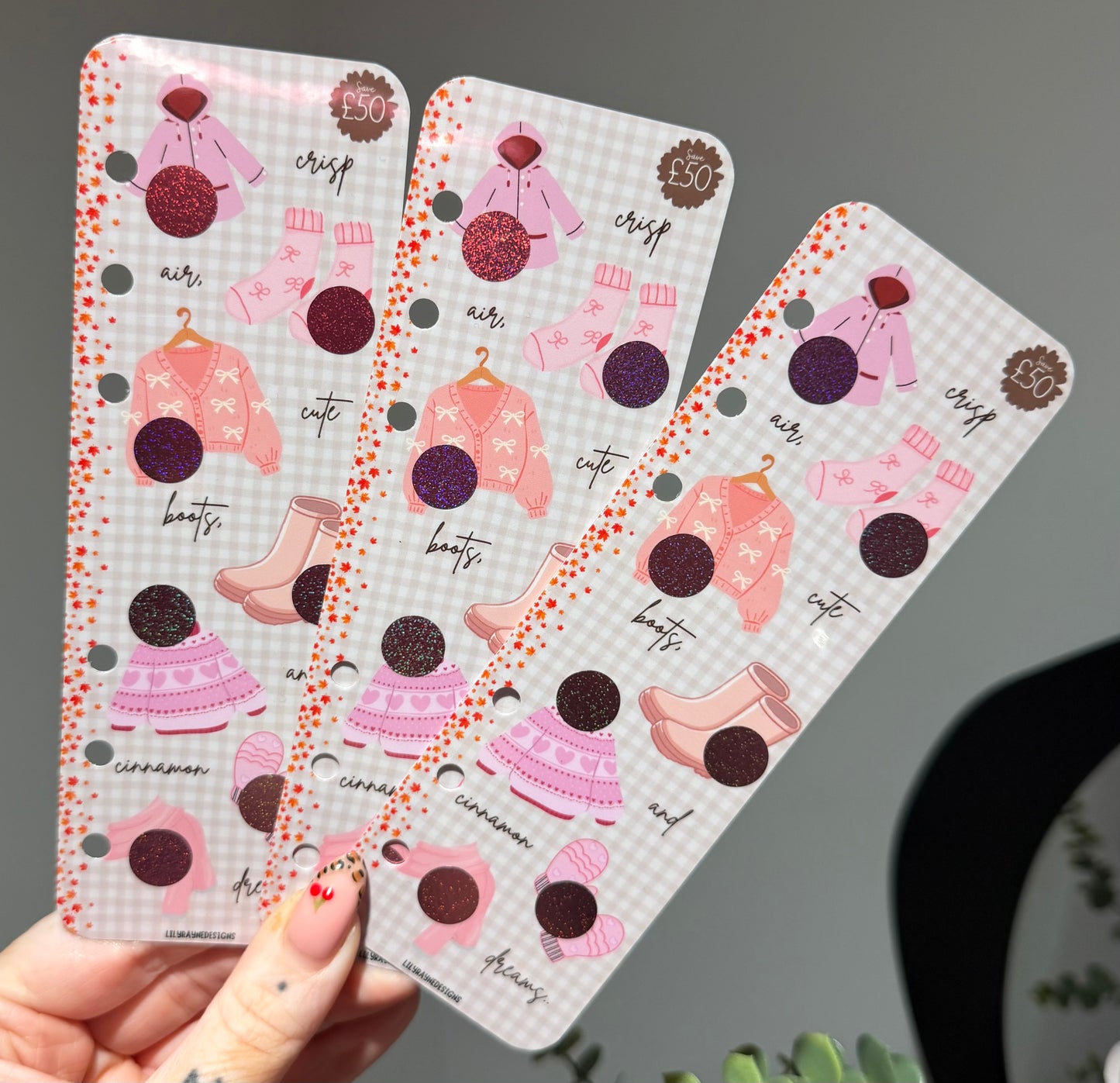Cinnamon Dreams Bookmark Saving Challenge