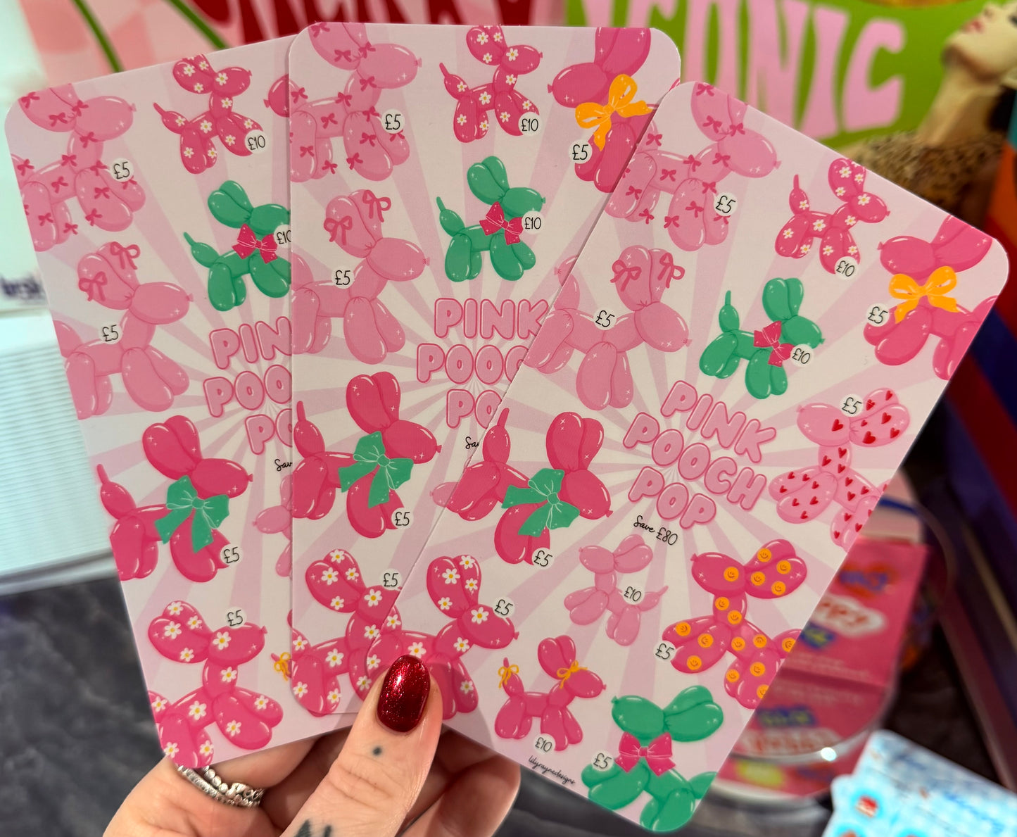 Pink Pooch Pop Saving Challenge