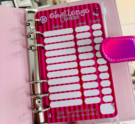 Customisable Challenge Checklist Dashboard