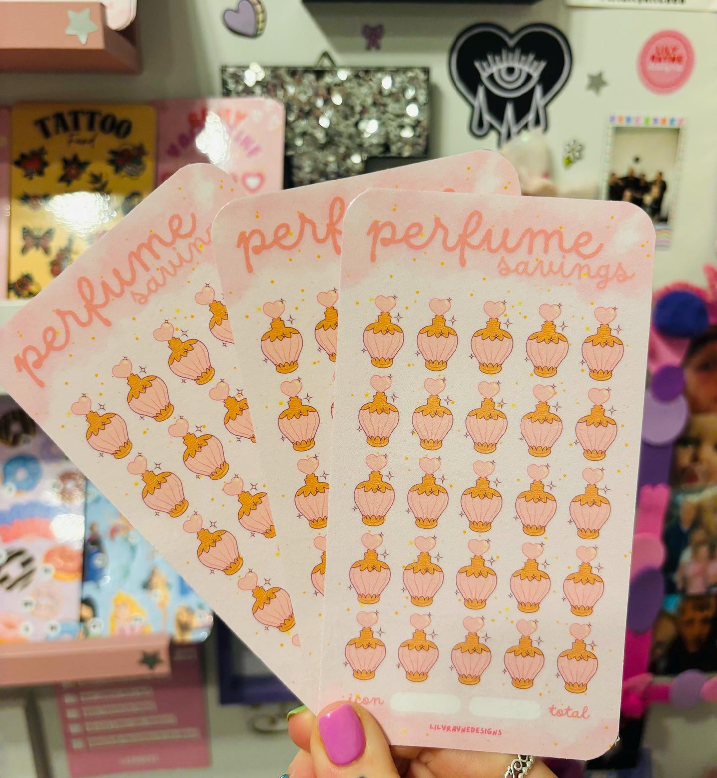 Perfume Saving Challenge Tracker