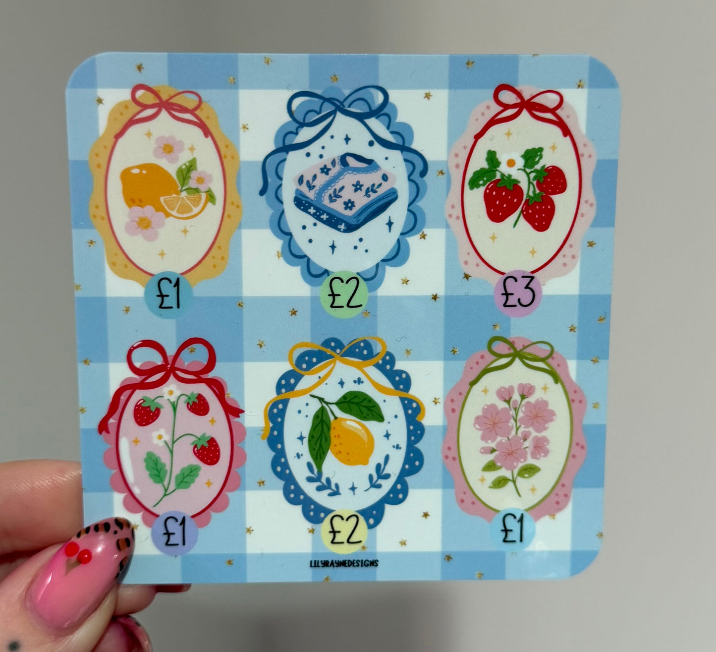 Mini Fruit Stamp Saving Challenge