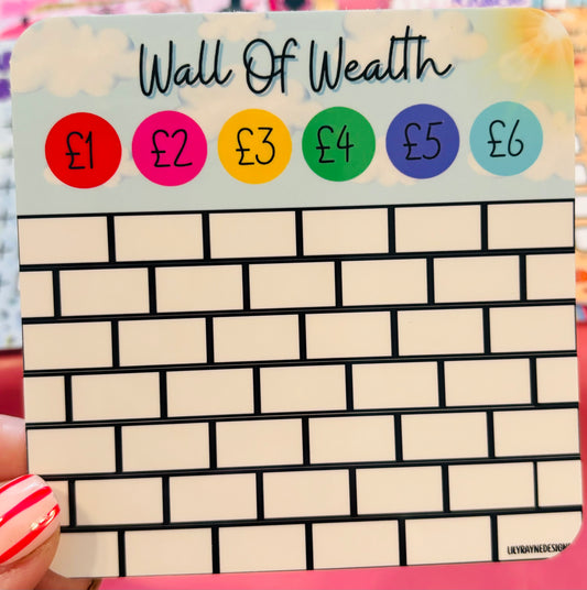 Mini Wall Of Wealth Saving Challenge