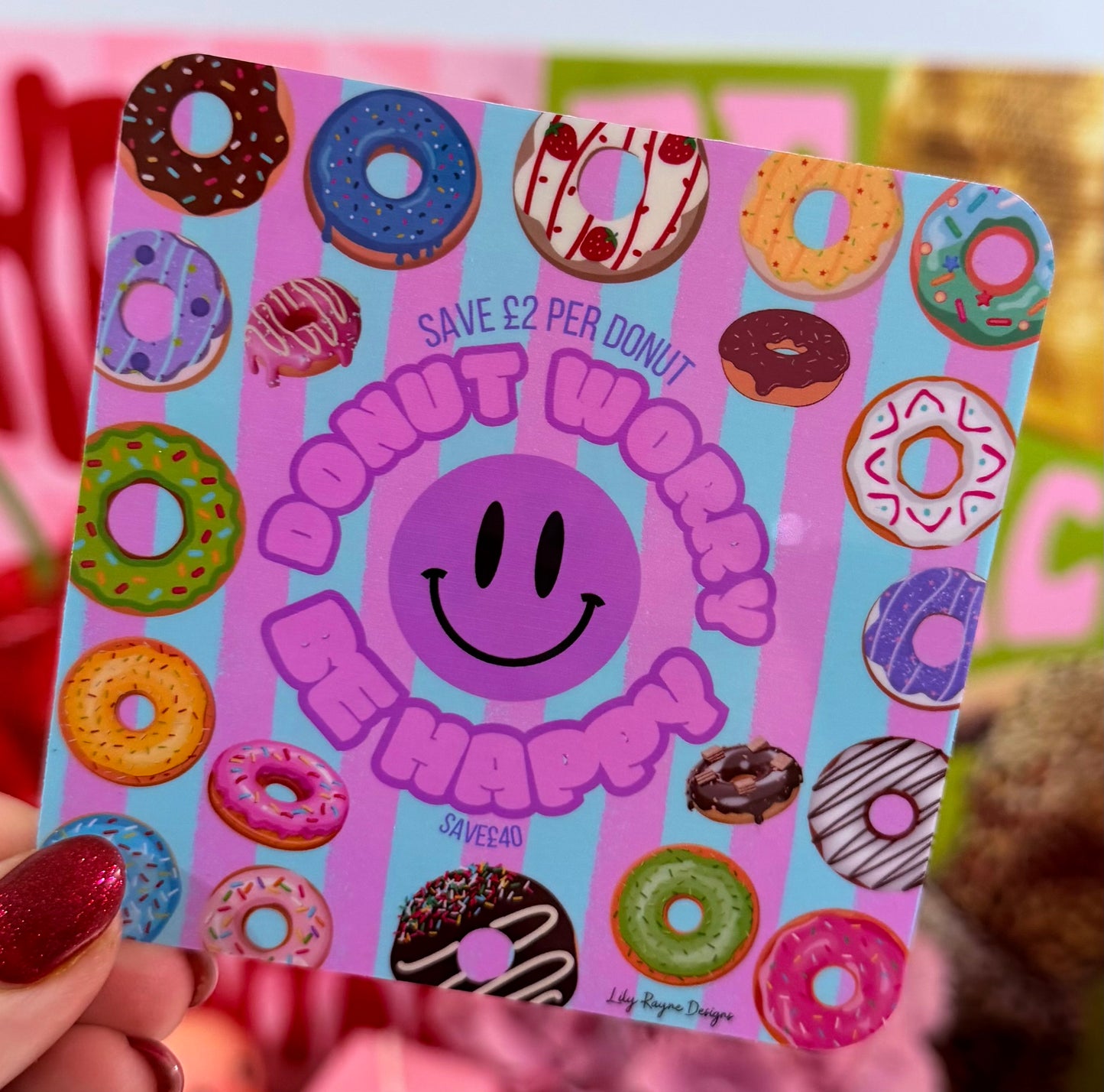 Mini Donut Saving Challenge