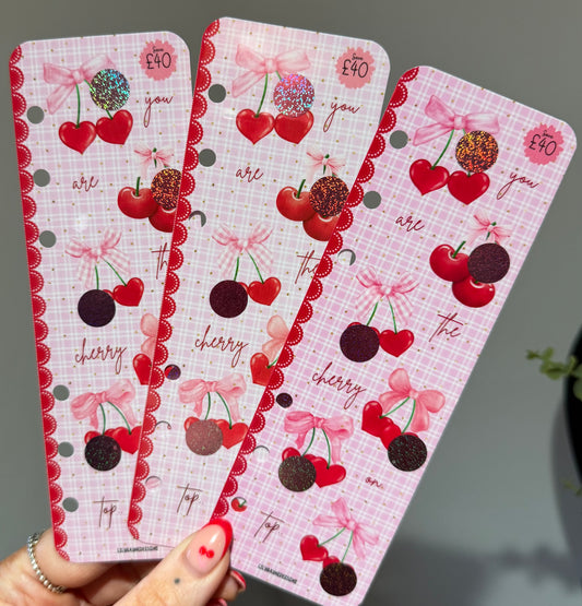 Cherry Bookmark Saving Challenge