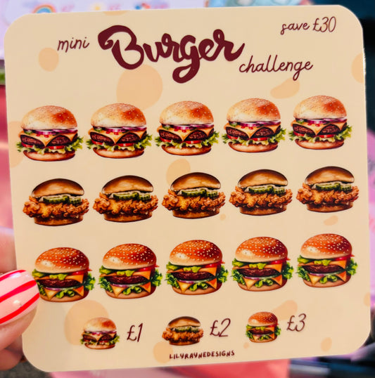 Mini Burger Saving Challenge
