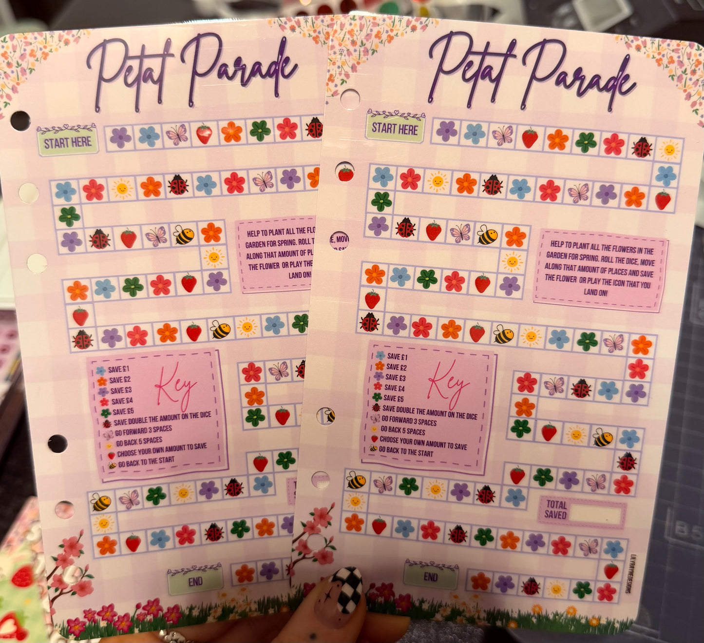 Petal Parade Saving Challenge Dashboard