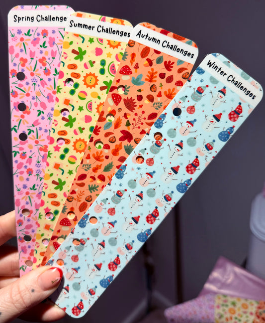 Season Challenge Binder Dividers