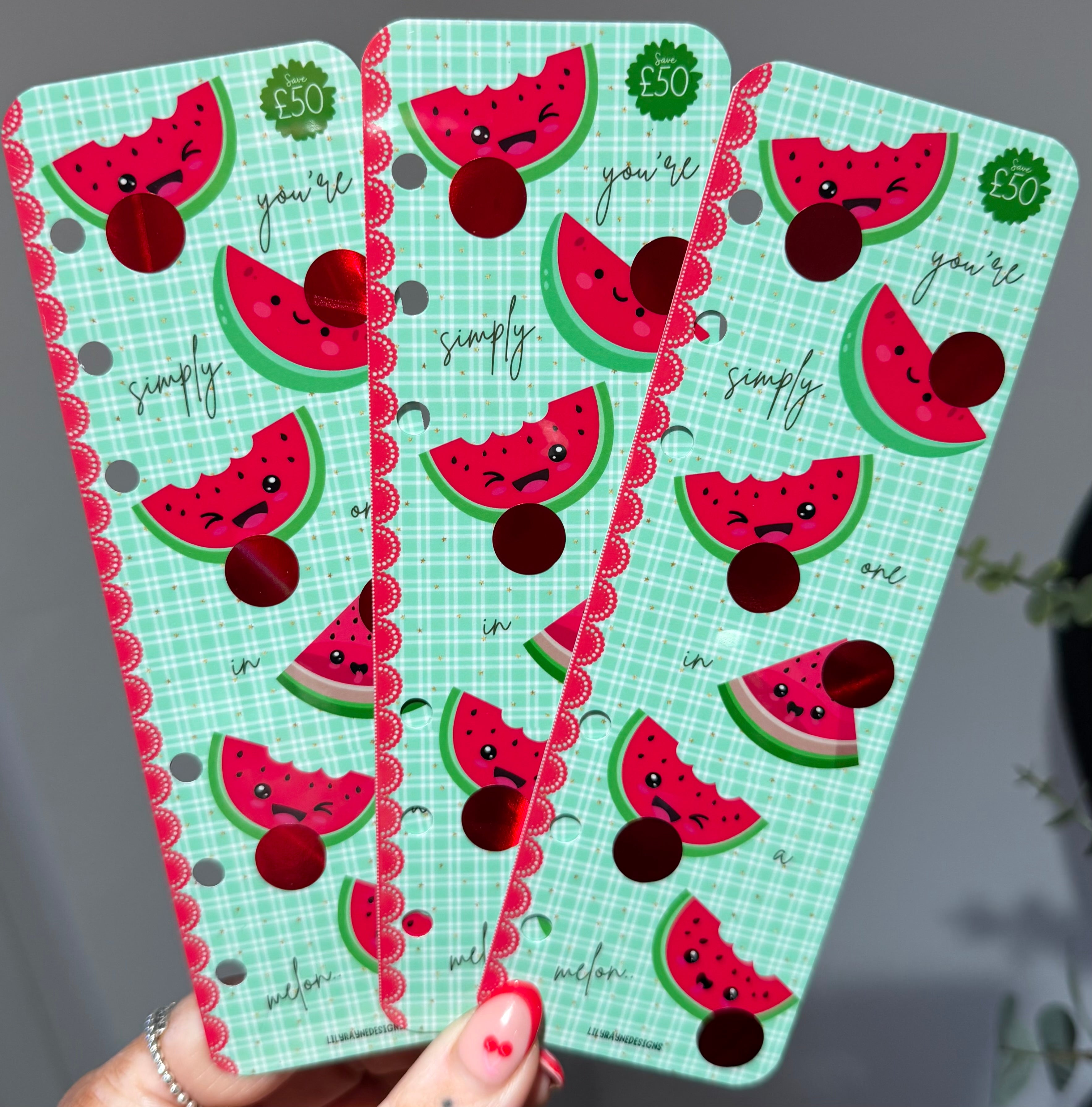 Watermelon Bookmark Saving Challenge – Lily Rayne Designs