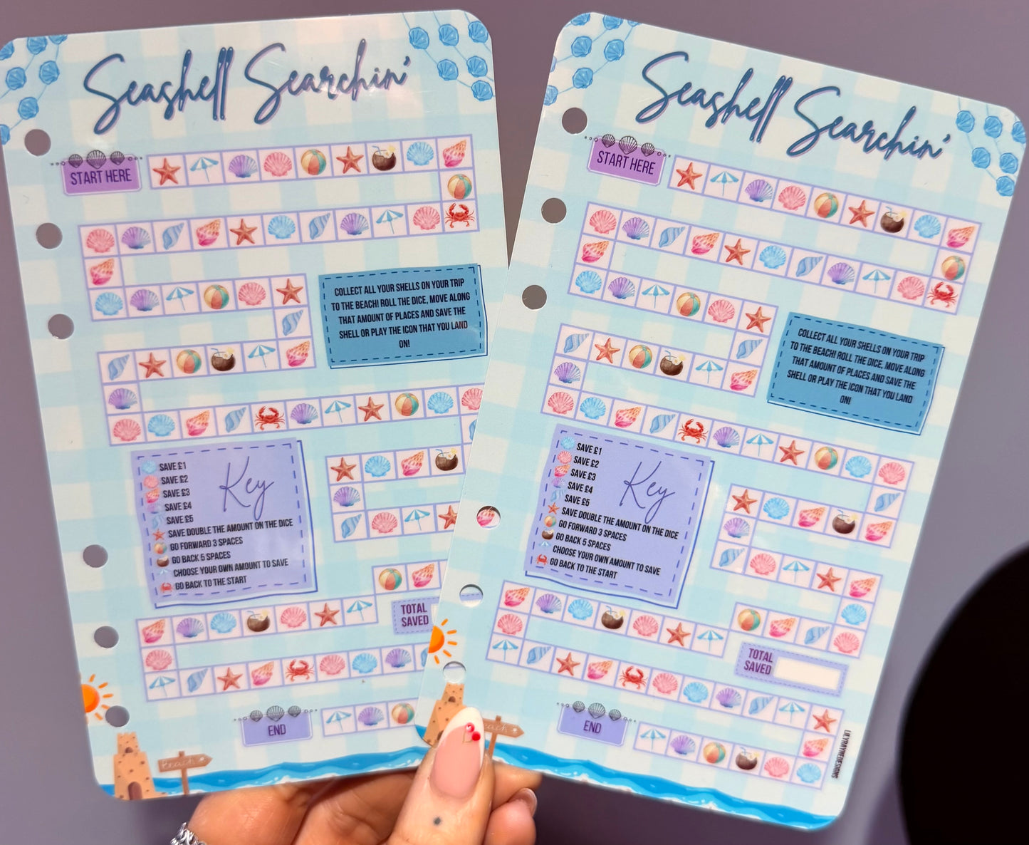 Seashell Searchin’ Dashboard Game