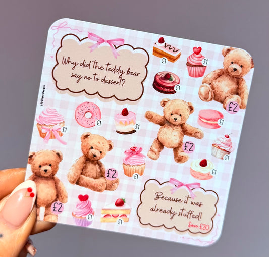 Mini Teddy Bear Saving Challenge