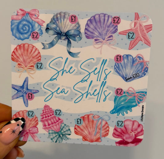 Mini Sea Shells Saving Challenge