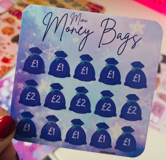 Mini Money Bags Saving Challenge