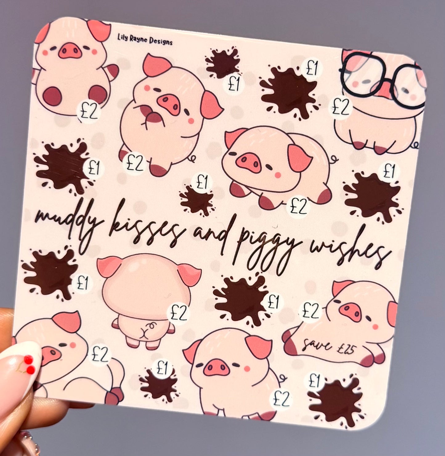 Mini Piggy Wishes Saving Challenge