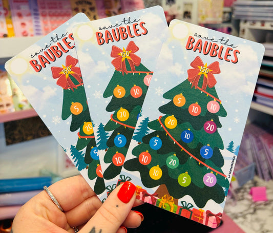 Save The Baubles Saving Challenge