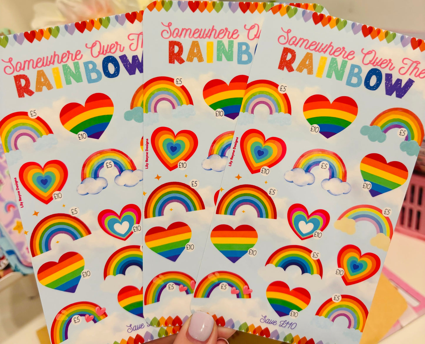 Somewhere Over The Rainbow Saving Challenge