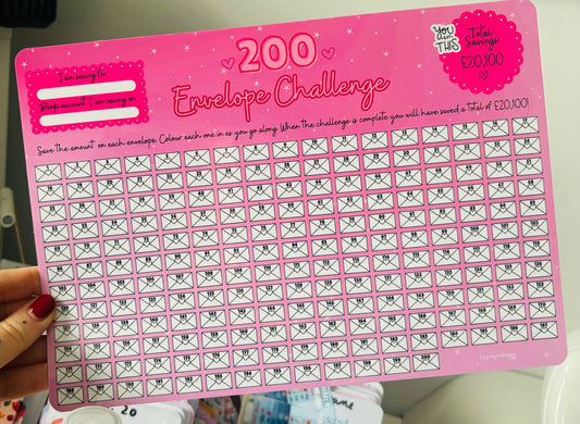 A4 200 Envelope Saving Challenge