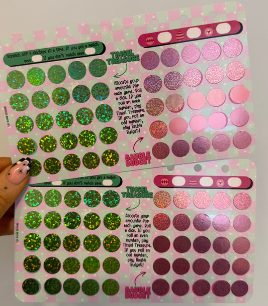 Tinsel Treasure & Bauble Bright Challenge Dashboard