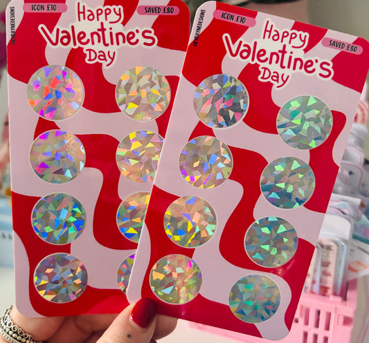 Valentine’s Day Scratch Off Saving Challenge