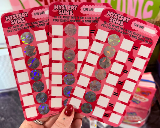 Mystery Sums Saving Challenge