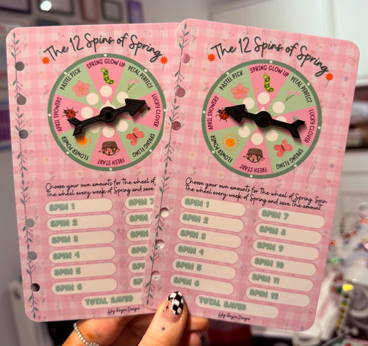 12 Spins of Spring Challenge Dashboard