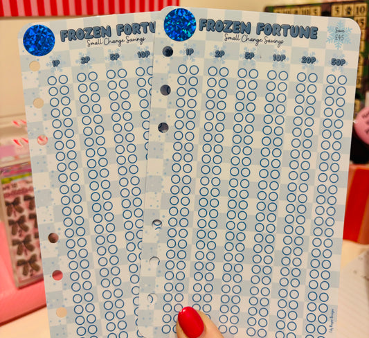 Frozen Fortune Saving Challenge Dashboard