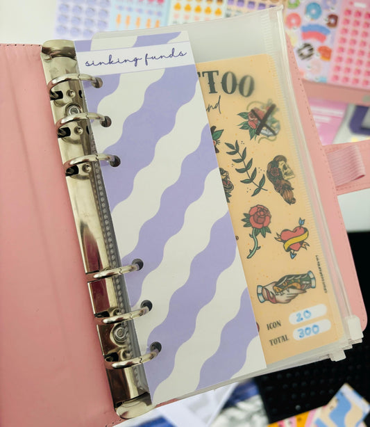 Custom A6 Binder Dividers