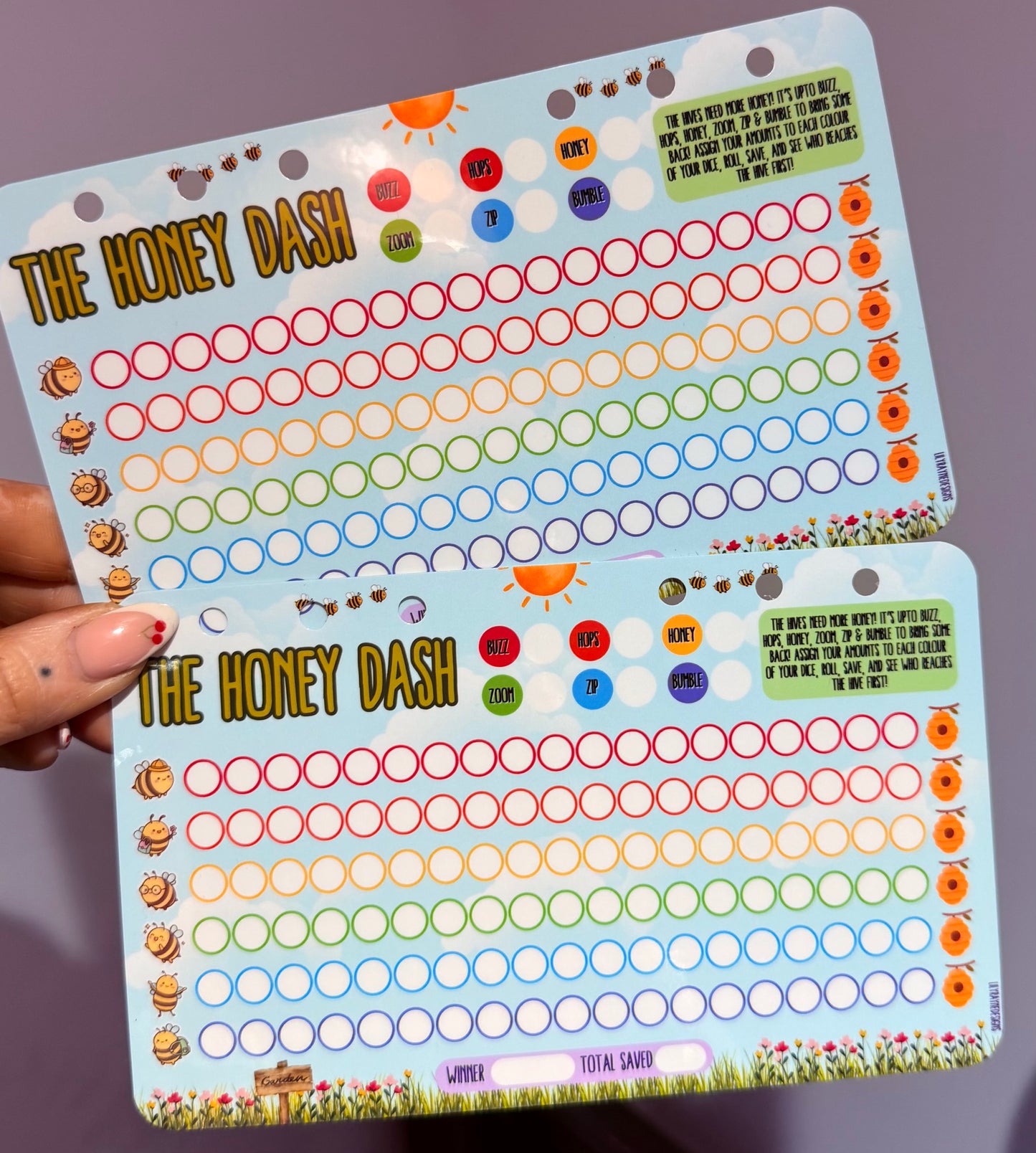 Honey Dash Dashboard Game