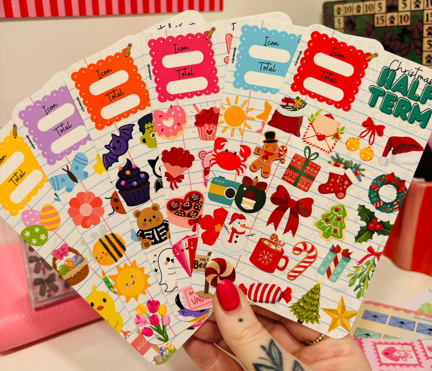 Half Term Saving Trackers