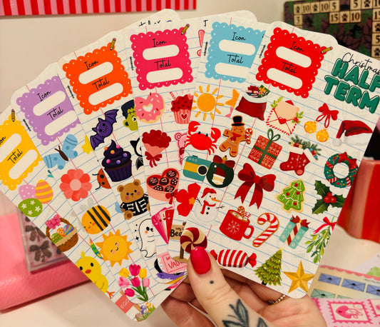 Half Term Saving Trackers