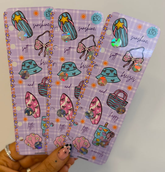 Happy Moments Bookmark Saving Challenge