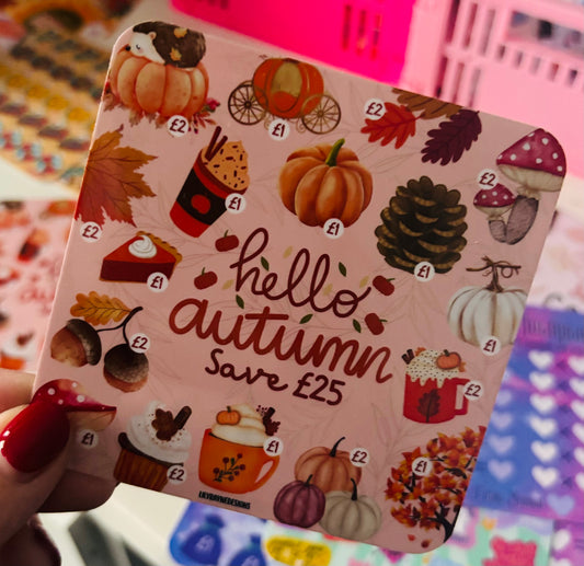 Mini Autumn Saving Challenge