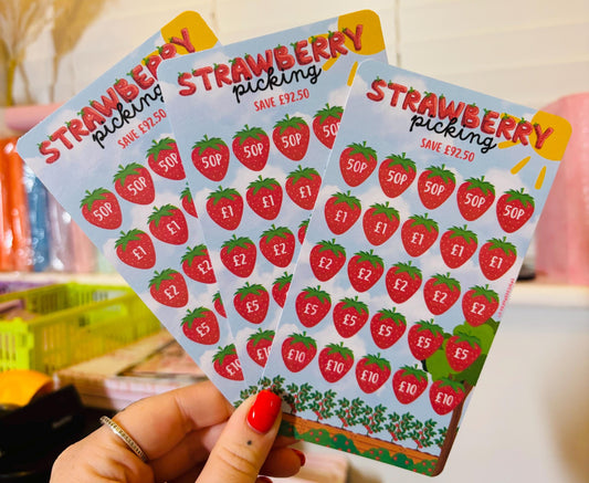 Strawberry Picking Saving Challenge