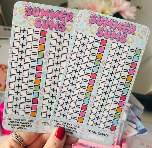 Summer Sums Saving Challenge