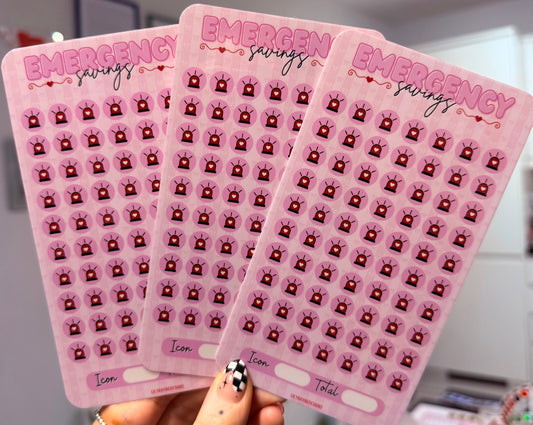 Emergency Fund Saving Challenge Tracker