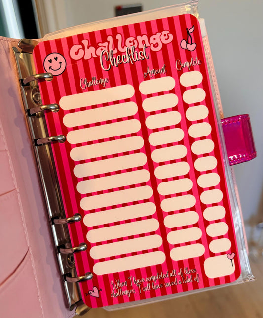 Customisable Challenge Checklist Dashboard