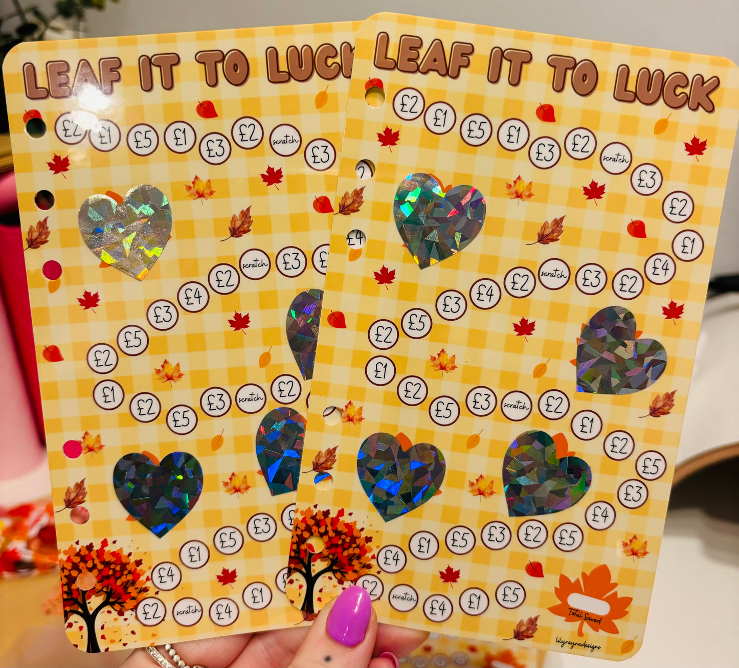 Leaf It To Luck Saving Challenge Dashboard